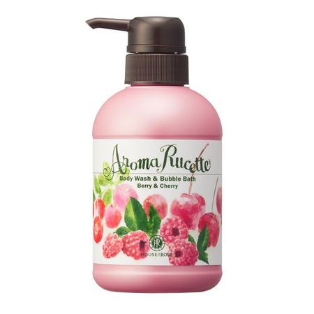 HOUSE OF ROSE 하우스오브로제/아로마르셋 바디워시 & 버블바스 BR&CR(베리 & 체리 향) 350mL