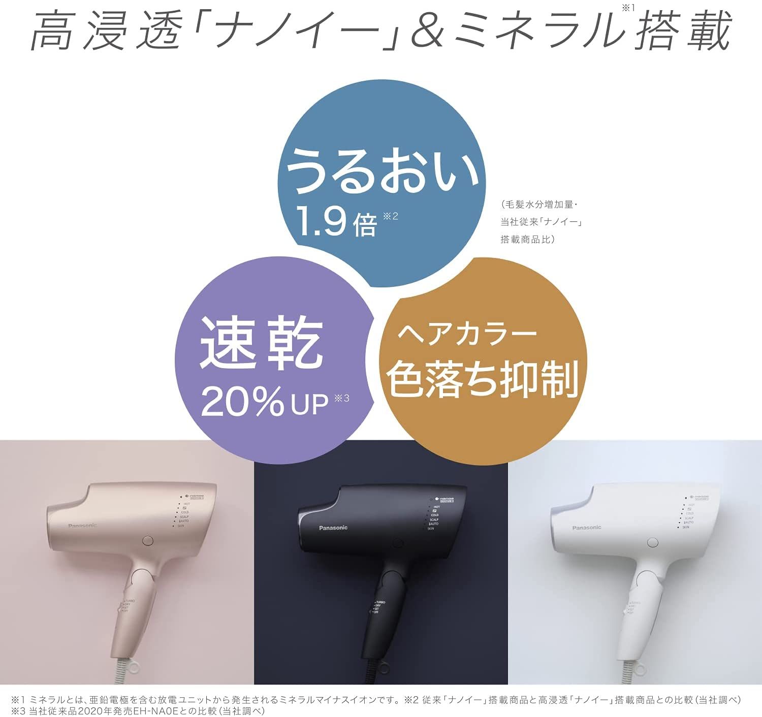 Panasonic Hair Dryer Nano Care High Penetration 