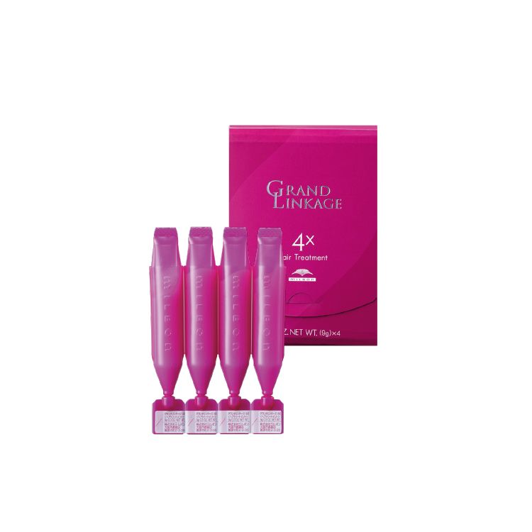 Milbon Grand Linkage 4x Hair Treatment (9g x 4) moist type (Hard and hairy hair)