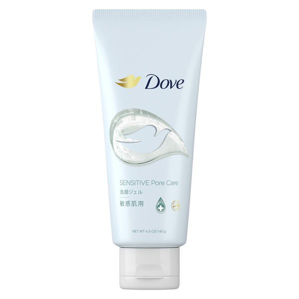 unilever DOVE/多芬 鴨濕毛孔護理面部洗滌140g用於凝膠敏感皮膚