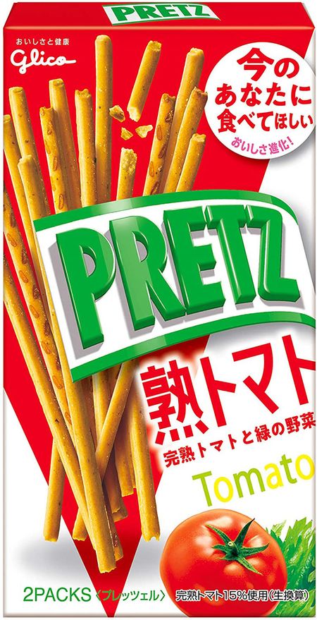 グリコ プリッツ 熟トマト2パック