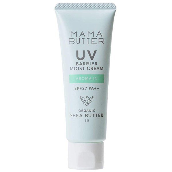 MAMA Butter (Mamabata) Additive-free UV Barrier Moist Cream SPF27 / PA ++ [Newborn to Soap Off] (Aromain Insect Repellent Herb) 45G