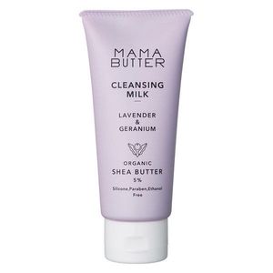 MAMA BUTTER Additive-free Cleansing Milk [No need for double cleansing, contains organic shea butter] Lavender & Geranium 130g