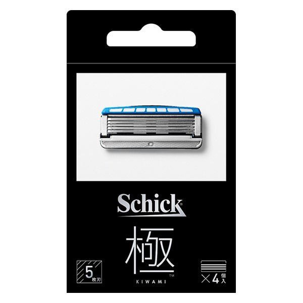 Schick KIWAMI Replacement Blades (4 pieces) 5-blade Razor Shaver