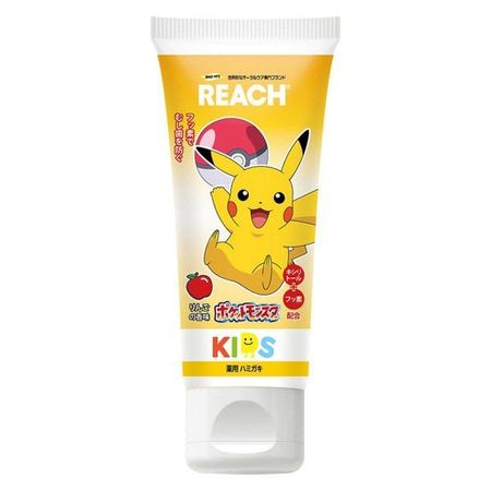 Reach Kids Toothpaste Apple Flavor 60g (Prevents Tooth Decay) Toothpaste (for Children)