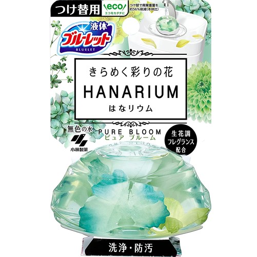 小林製藥 BLUELET 藍色花香廁所芳香劑 替換用 純淨花香