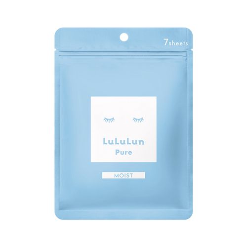 Lululun Lulun Pure Blue [Moist] Face Mask 6FS 7 sheets (Essence 113 ml)
