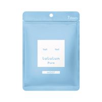 Lululun Lulun Pure Blue [Moist] Face Mask 6FS 7 sheets (Essence 113 ml)
