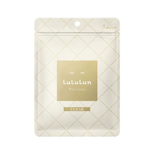 lululun 룰루룬 프레셔스 WHITE [클리어] 페이스 마스크 4KS 7장 (에센스 108mL)