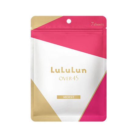 lululun ルルルンOVER45 カメリアピンク [モイスト] フェイスマスク 2KS 7枚 (エッセンス113mL)
