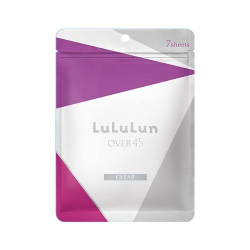 lululun 루루룬 OVER45 아이리스 블루 [클리어] 페이스 마스크 2KS 7장 (에센스 113mL)