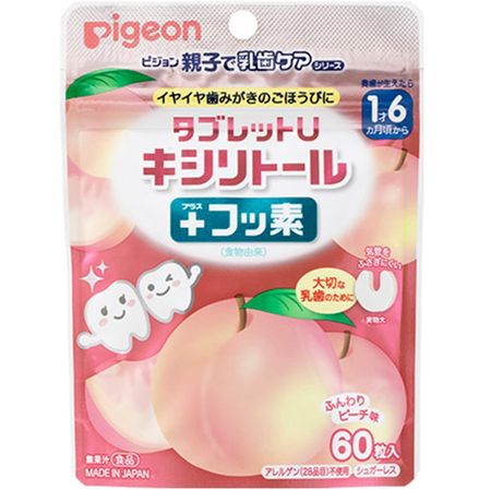 타블렛U 자일리톨＋불소 부드러운 복숭아 맛