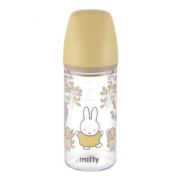 Richel Miffy Outing牛奶瓶塑料哺乳动物瓶（大约3-18个月）