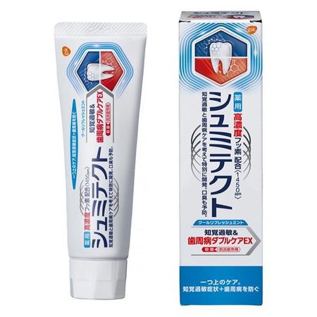 Medicated Shumitect Hypersensitive & Periodontal Disease Double Care EX Medicated Toothpaste Cool Refresh Mint 90g