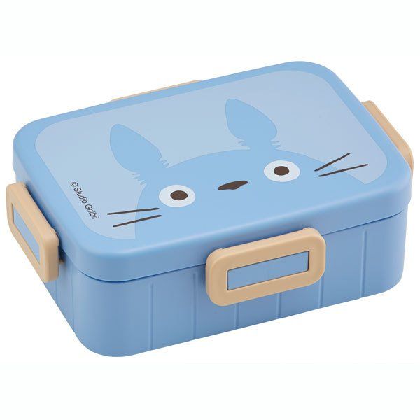 Scattered Totoro Antimicrobial 1-stage 4-point lock lunch box 650 ml YZFL7AG