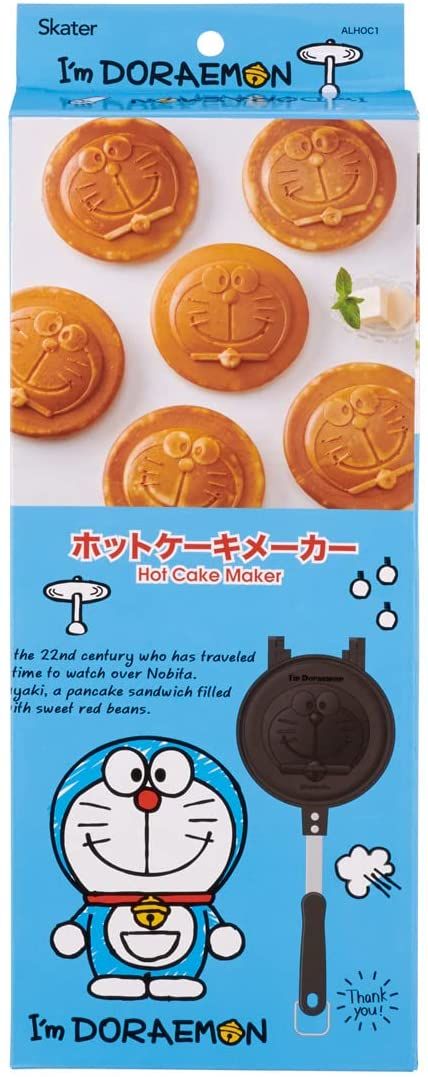 Skater Aluminum Pancake Maker Direct Fire I'm Doraemon ALHOC1-A