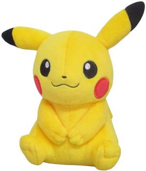 포켓 몬스터 모든 별 컬렉션 Pikachu (여성의 확산) 플러시