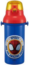 Skater plastic water cylinder antibacterial spider-man PSB5SANAG-A 480 mL for children