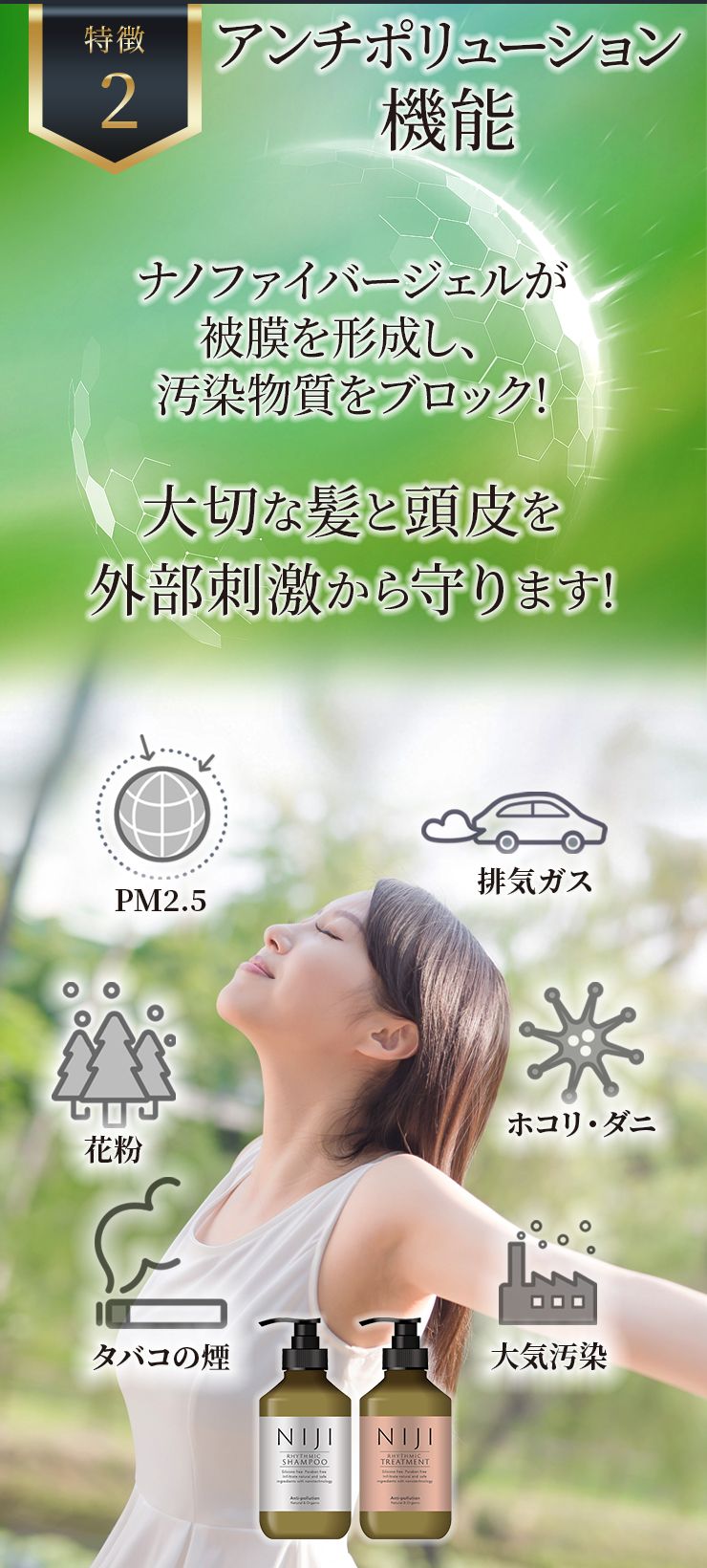 ＮＩＪＩ＜ニジ＞ リズミック シャンプー