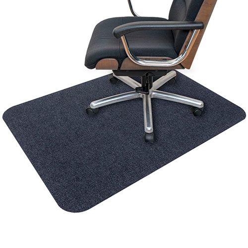Sanko Desk Foot Mat / Chair Mat, Dark Gray, KQ-75