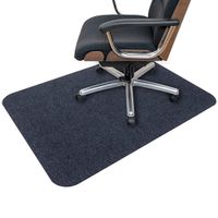 Sanko Desk Foot Mat / Chair Mat, Dark Gray, KQ-75