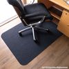 サンコー デスク足元マット チェアマット ダークグレー KQ-75