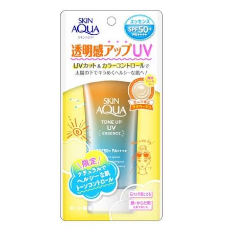 Skin Aqua Tone Up UV Essence, Color Correction, Latte Beige, SPF50+ PA++++, 80g