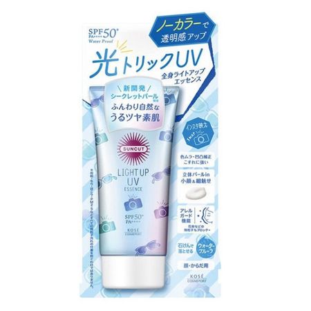 코세 산컷 라이트업 UV 에센스 SPF50+ PA++++ 80g