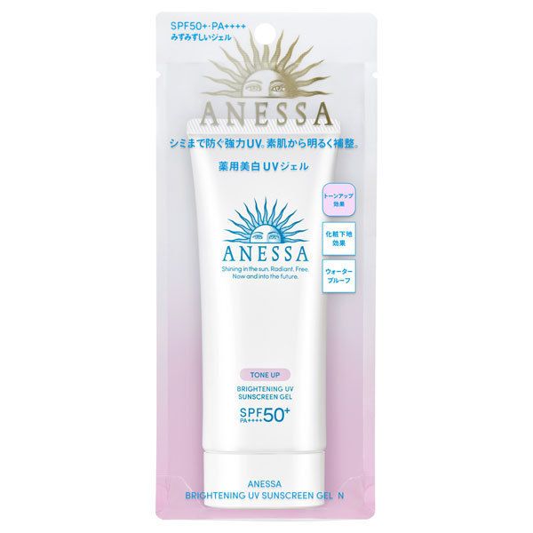 【의약부외품】 ANESSA(아네사) 브라이트닝 UV 젤 N SPF50+ PA++++ 90g