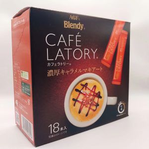 AGF ブレンディ カフェラトリー スティック コーヒー 濃厚キャラメルマキアート ( 11.5g*18本入 )
