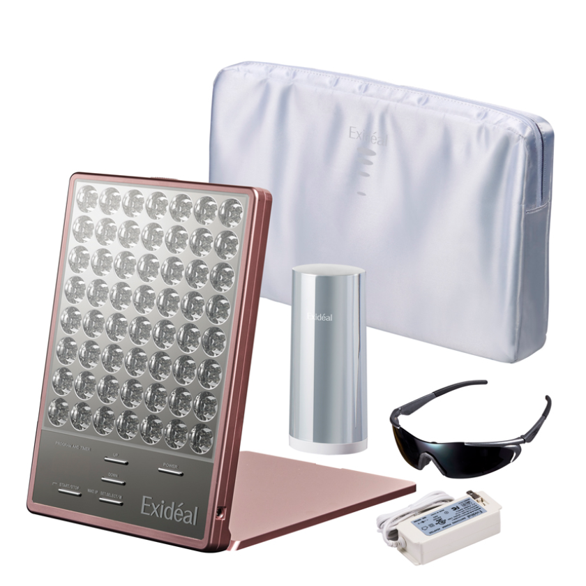 Exideal LED Beauty Device Main Unit Set - Champagne Pink ｜ DOKODEMO