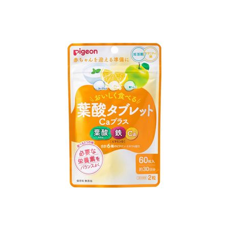 Pigeon 叶酸片 Ca Plus（60片）