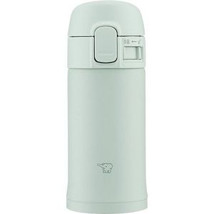 ZOJIRUSHI (elephant mark) Water cylinder stainless steel mug one touch 0.2L Sage Green SM-PD20-GM