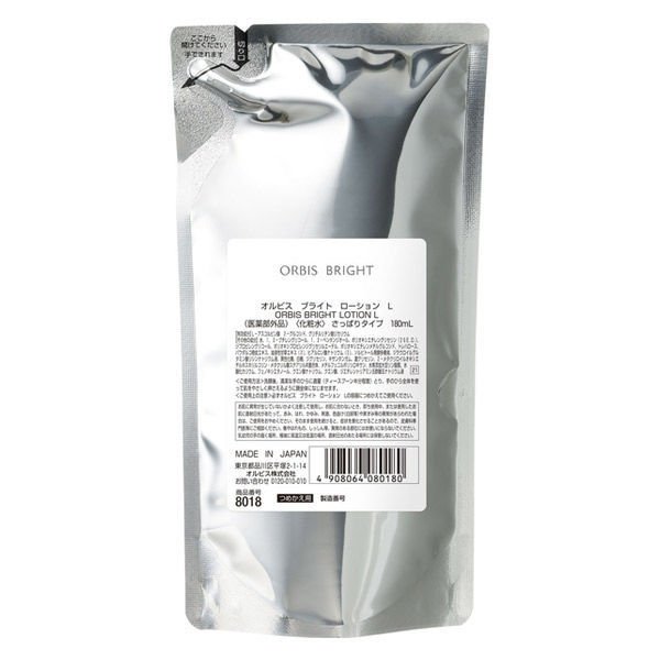 ORBIS ORBIS（奧蜜思） ORBIS Bright 亮白化妝水 L（清爽型）補充包 180mL
