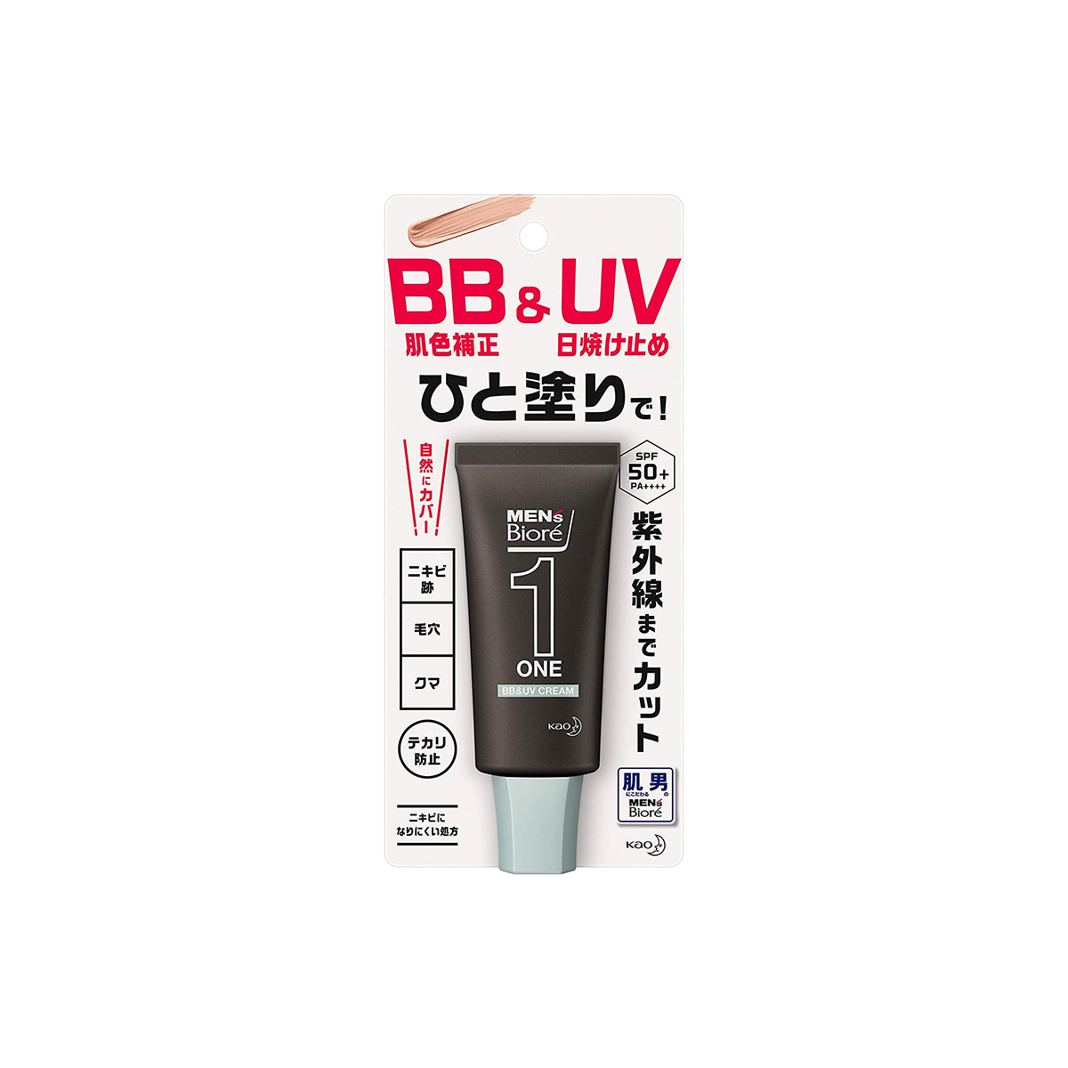 花王 蜜妮UV/BioreUV Kao Men's Bioore One BB＆UV Cream SPF50 + / PA ++++ 30G