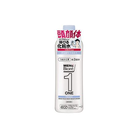 花王 男士Biore ONE 全身化妝水噴霧 清爽保濕型 補充包 340ml