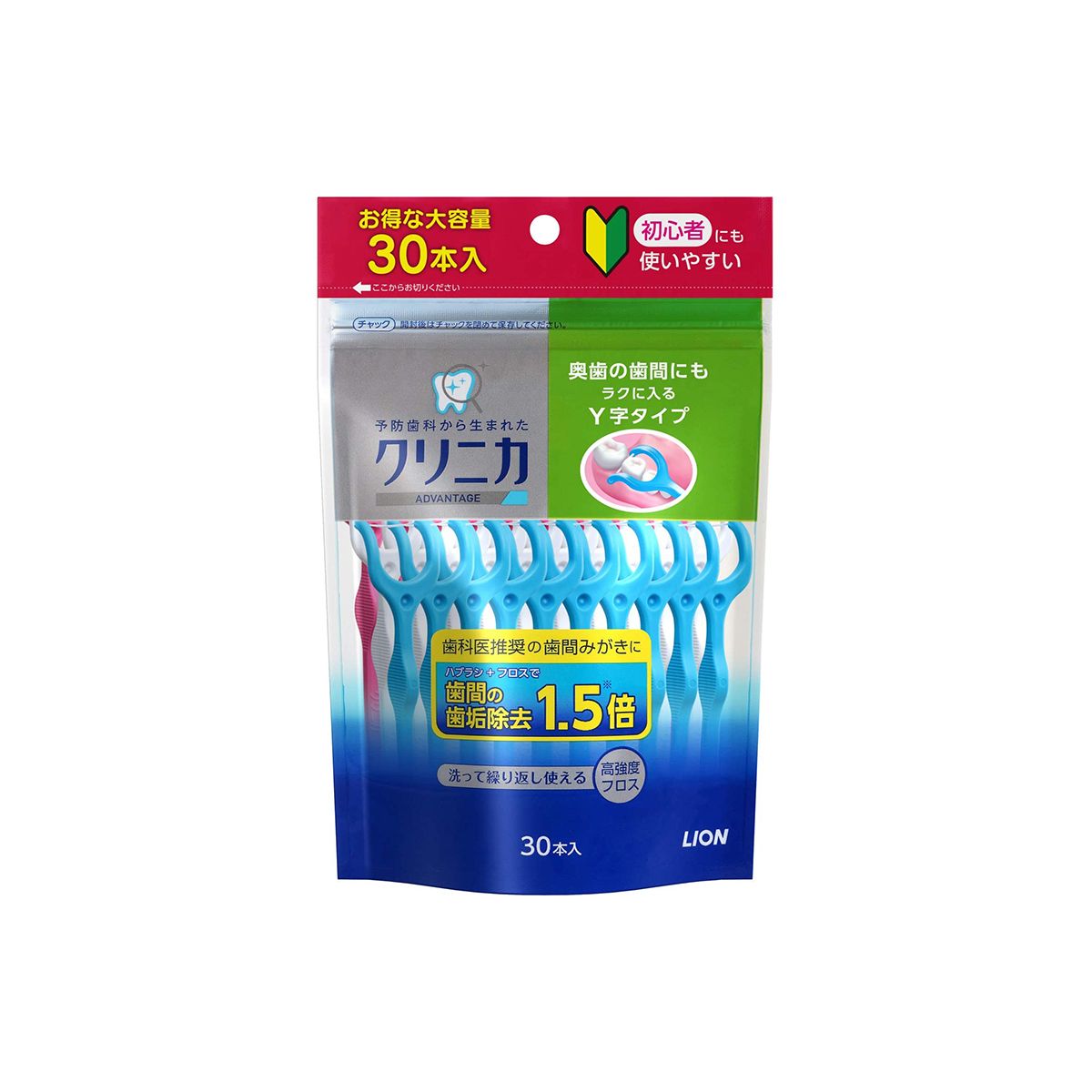 Lion Clinica Advantage Dental Floss Y-Type 30