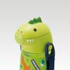 Skater Dinosaur Pattern Boys Children's Die-Cut Straw Water Bottle PSHC4DK 420ml