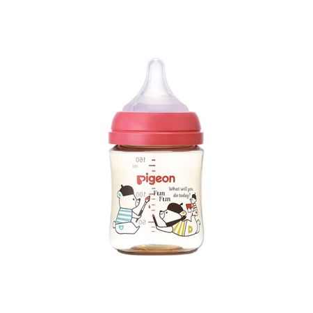 Pigeon Breastmilk Feeling Baby Bottle Bear 160ml 0 months and up 1 piece