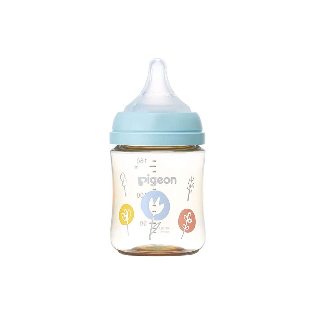 Pigeon breast milk reality Baby bottle flower 160ml 0 months to 1 piece