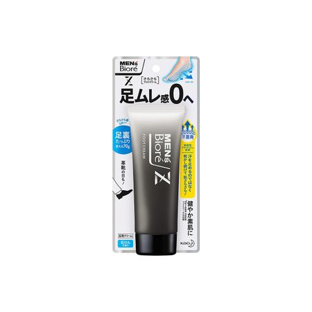 Kao Men's Biore Z Smooth Foot Cream Soap Scent 70g