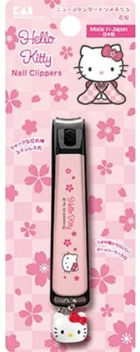 Kai Hello Kitty Japanese Style New Standard S Hanazakura Nail Clipper