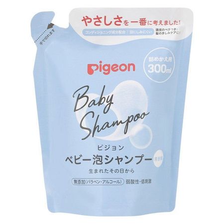 Pigeon 婴儿泡沫洗发水，无香型，补充装