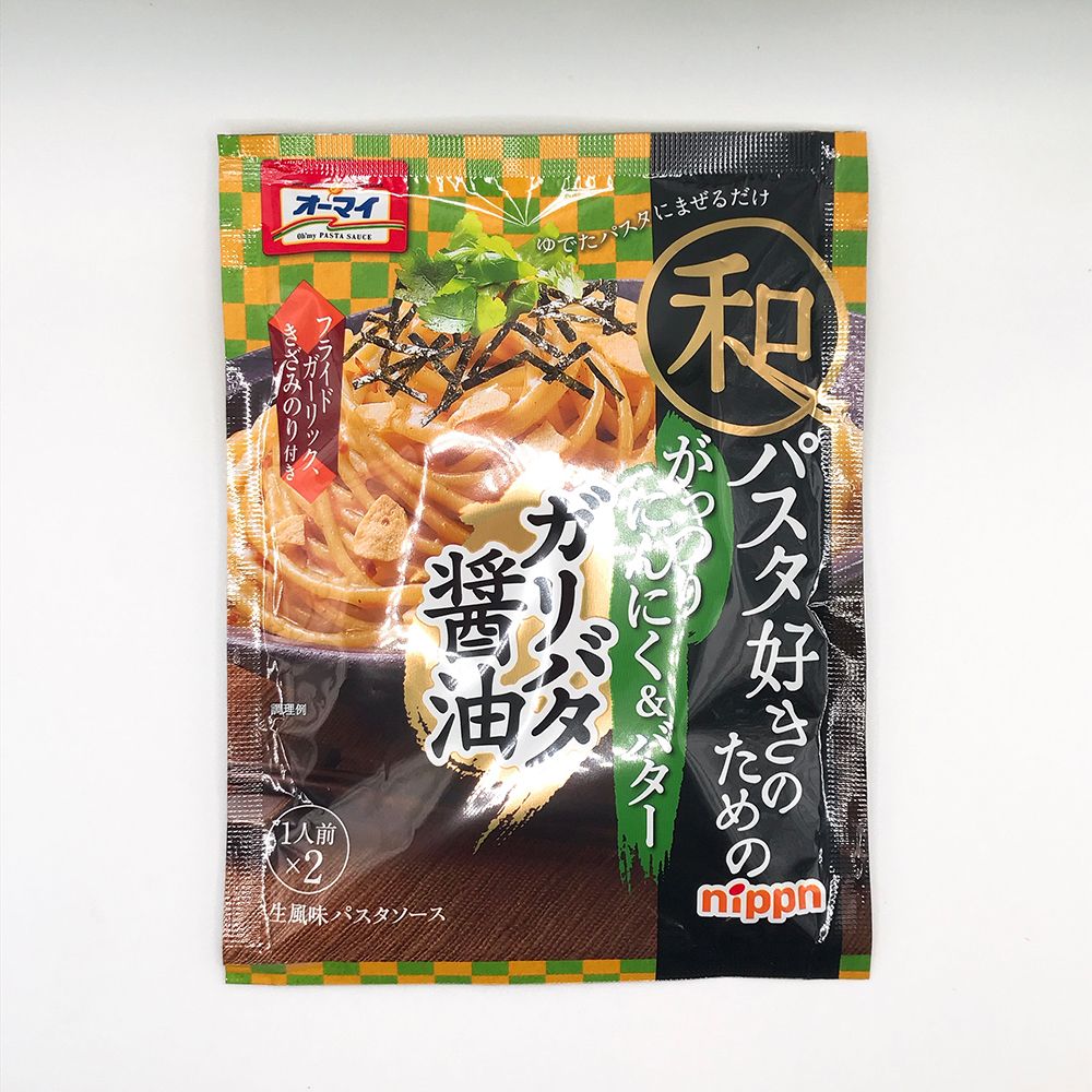 NIPPN Oh My For Japanese-Style Pasta Lovers Garlic Butter Soy Sauce 52.6 g
