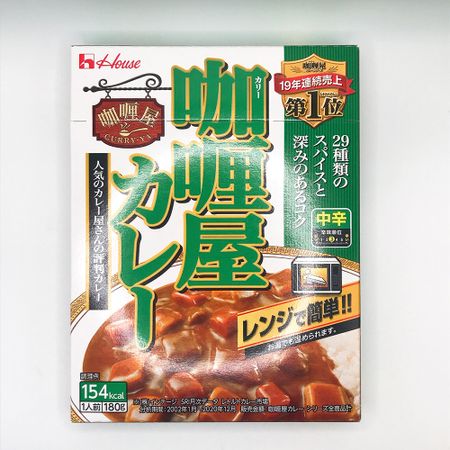 ハウス食品 カリー屋カレー 中辛 180g