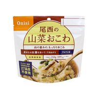 【비상식량】 오니시식품 오니시의 밥 알파미 산나물 찰밥 5년 보관(1식분)