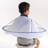 AIMEDIA At-Home Haircut Cape / Hair Cutting Apron for Haircuts / Hair Coloring / Self-Cut for Adults & Kids