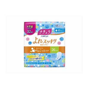 Daio Paper Natura Slow Skin Refreshing Water Absorption Napkin 26cm 65cc Large capacity (32 pieces)