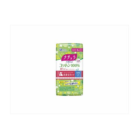 大王纸 Natura Smooth Skin 100% 纯棉轻薄吸水护垫 17cm 5cc（32 片）