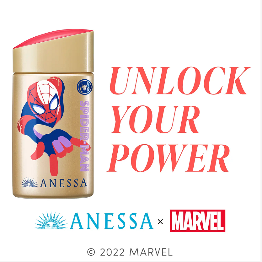 ANESSA Perfect UV Skin Care Milk N (ANESSA × MARVEL Limited Design) Spider -Man 60ml